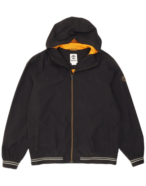 Timberland Veste bomber à capuche pour homme UK 42 XL Nylon noir