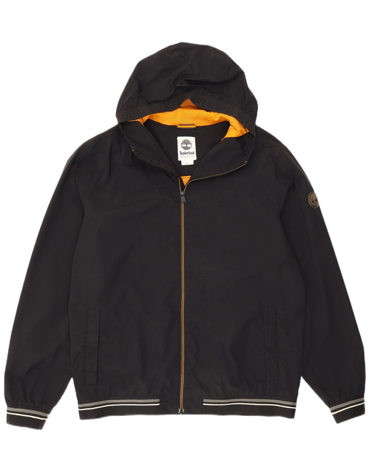 Timberland Veste bomber à capuche pour homme UK 42 XL Nylon noir