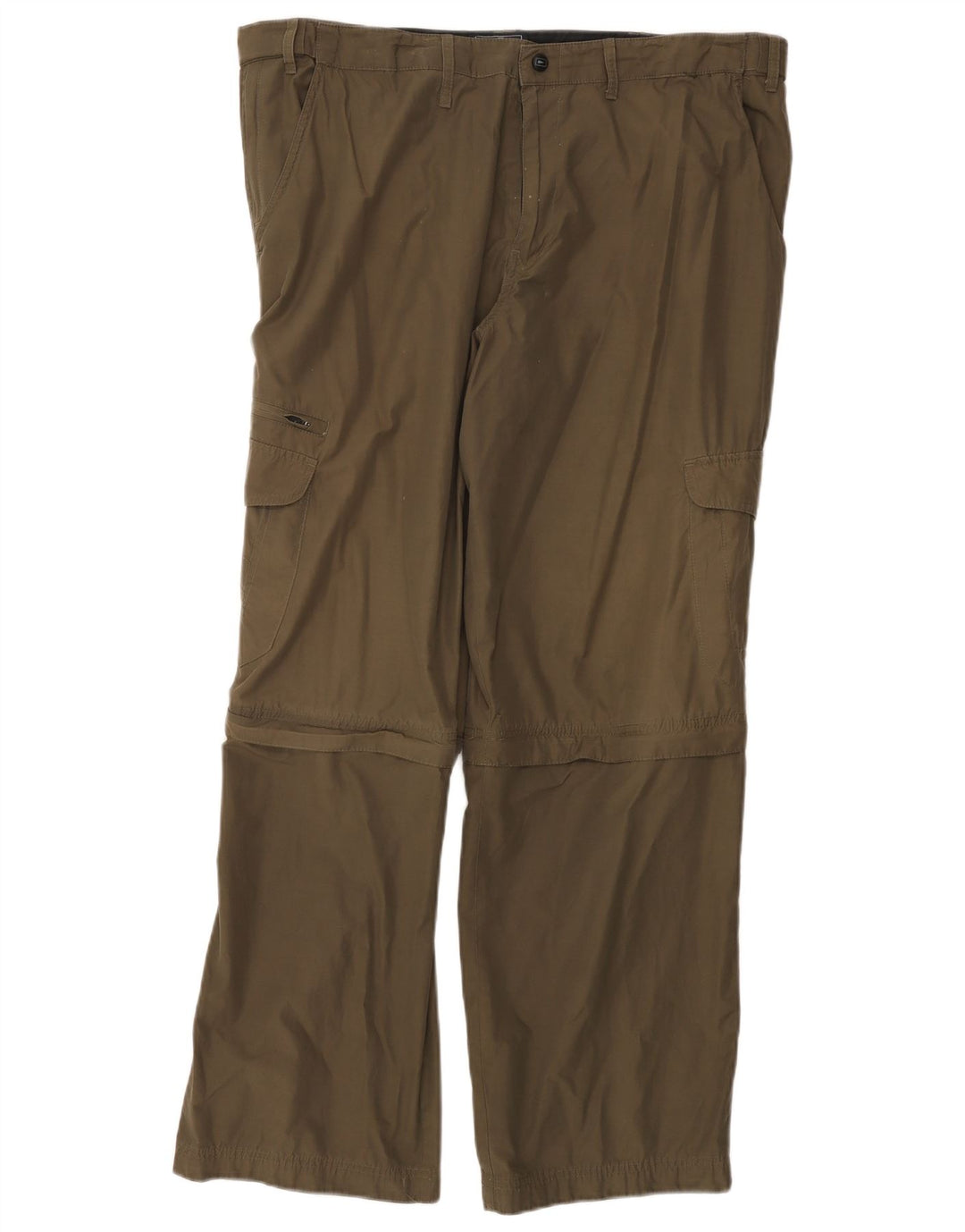 MARKS & SPENCER Pantalon Cargo Droit Homme W40 L31 Vert Polyamide