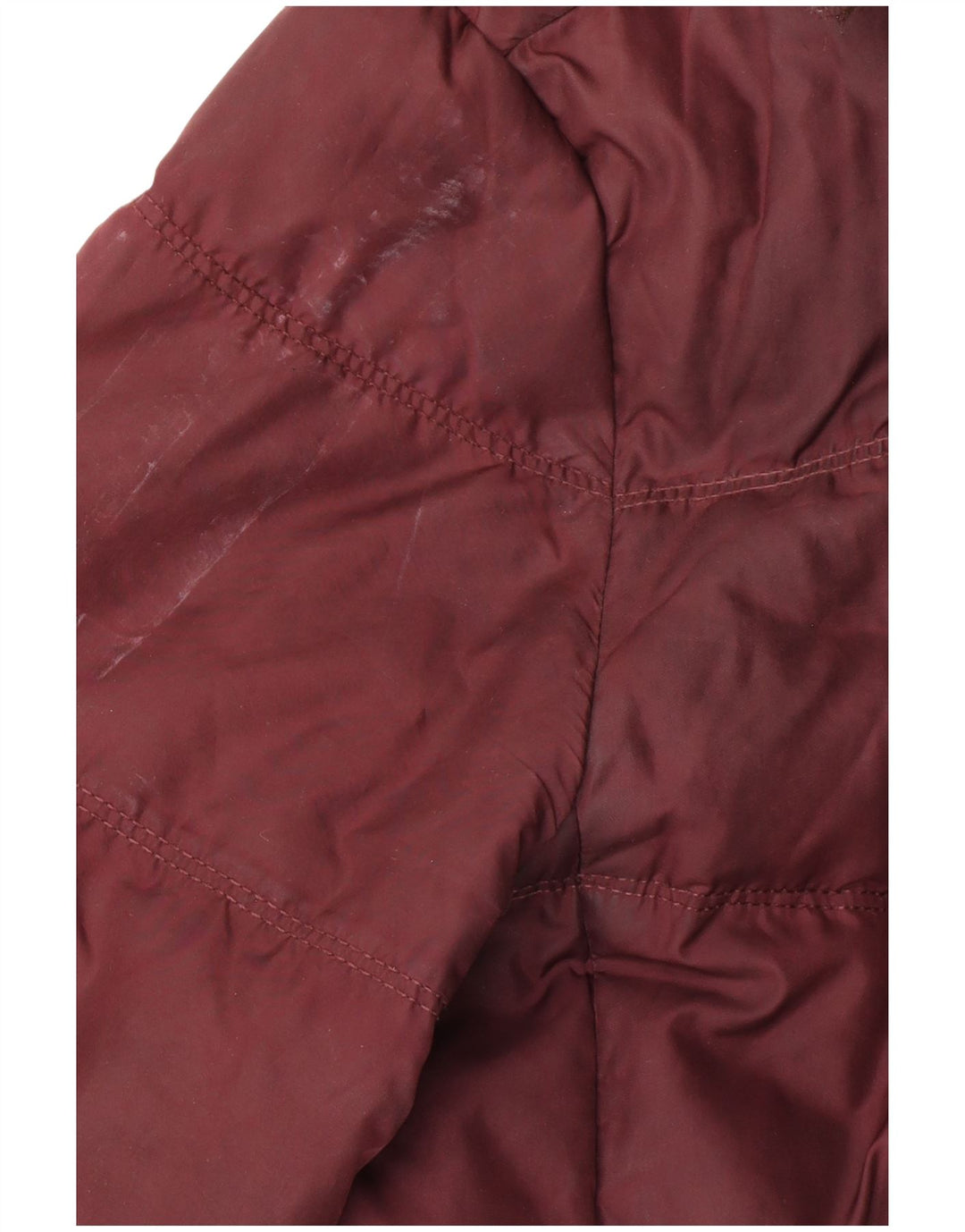 Tommy Hilfiger Veste matelassée à capuche pour femme UK 10 Small Bordeaux Polyester