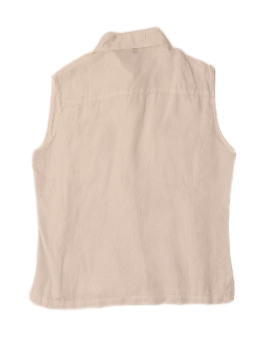 Best Company Chemisier sans manches pour femme IT 44 Blanc moyen