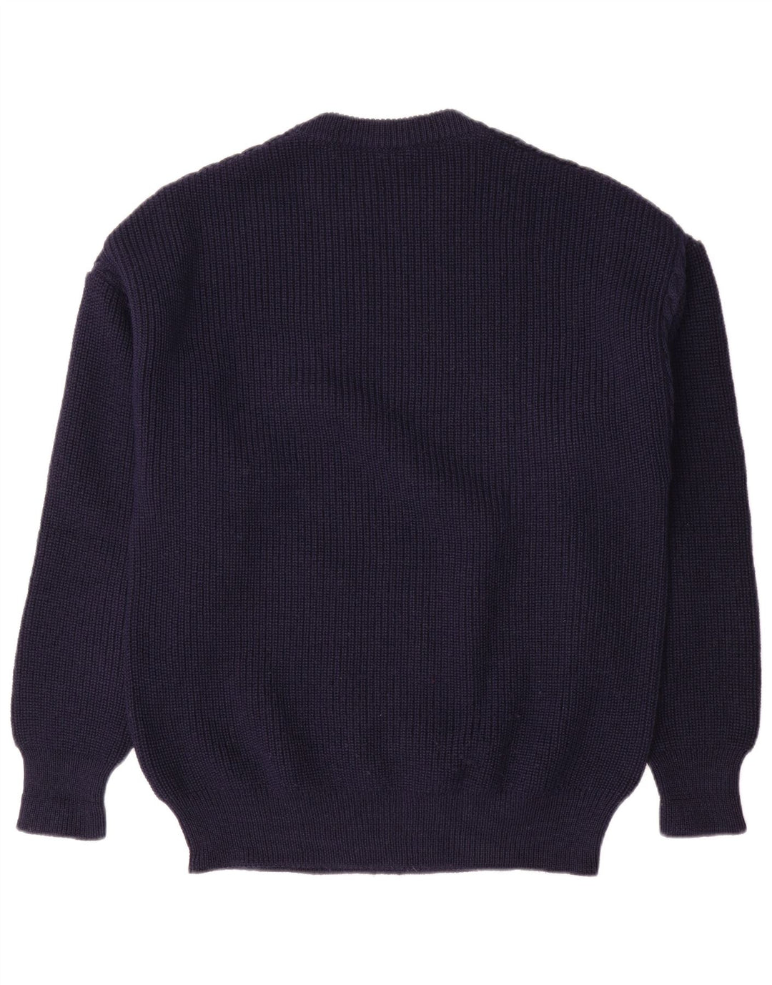 Ellesse Pull ras du cou pour homme IT 52 Large Bleu marine en laine