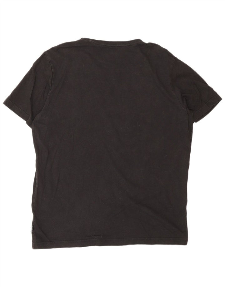 PUMA T-shirt graphique pour hommes, grand, noir, coton