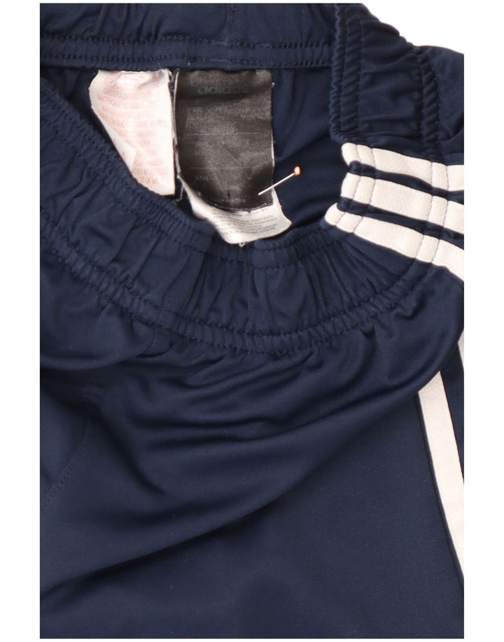 ADIDAS Short de sport garçon 9-10 ans bleu marine polyester