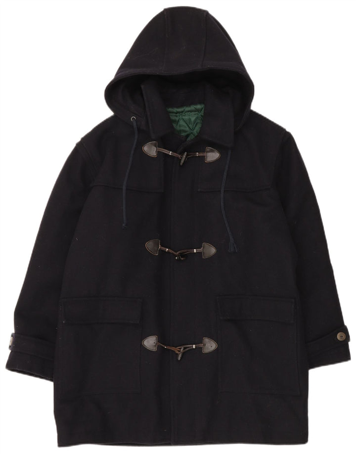 VINTAGE Veste de sport à capuche pour hommes UK 40 Large Bleu Marine