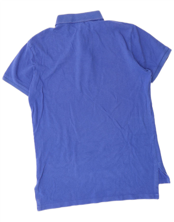 Polo Ralph Lauren Polo ajusté sur mesure pour homme en coton bleu moyen
