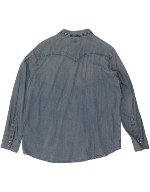 Levi's Chemise en Jean Standard Homme Bleu 2XL