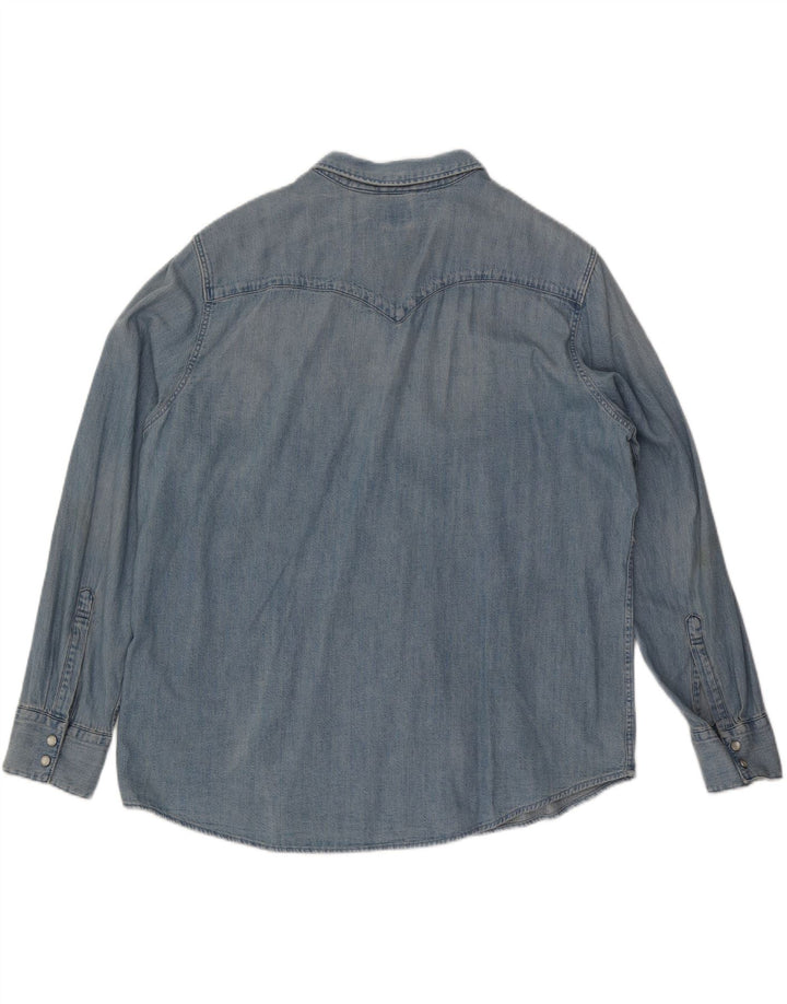 Levi's Chemise en Jean Standard Homme Bleu 2XL