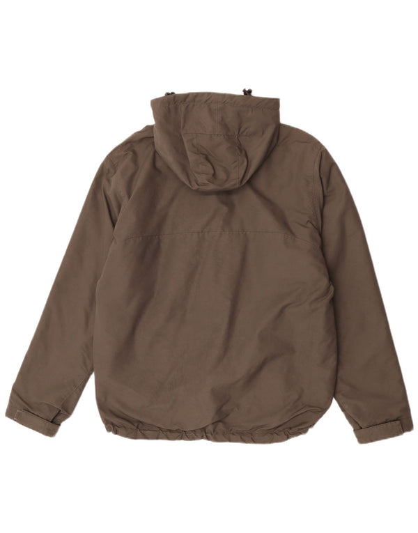 Carhartt Veste Anorak à capuche pour homme UK 38 Nylon gris moyen