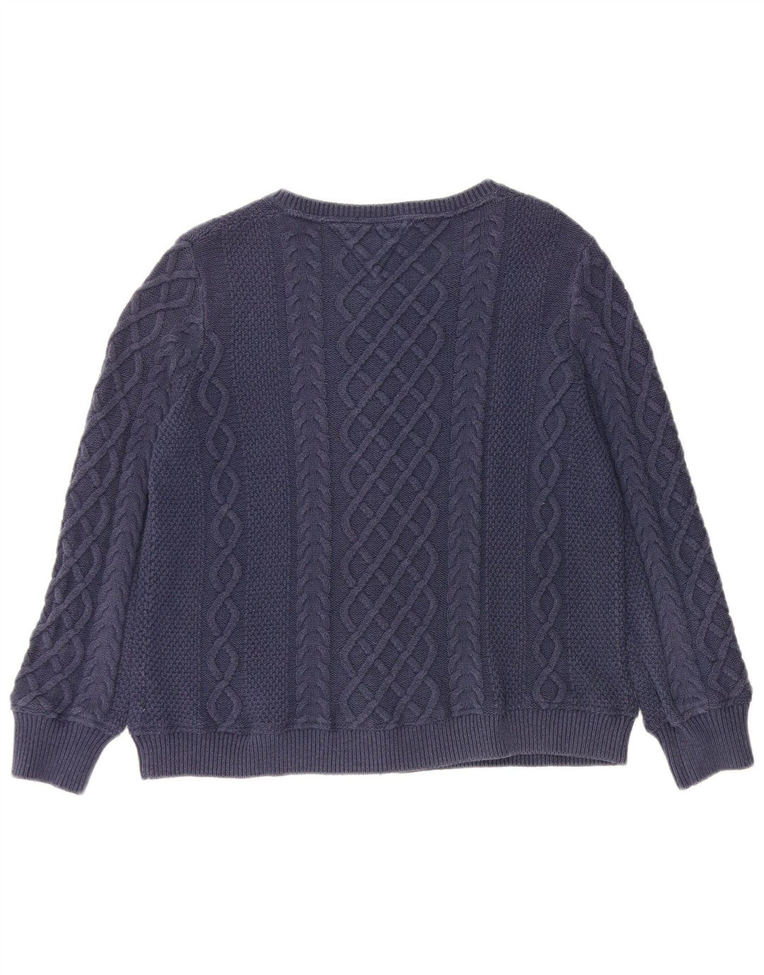 TOMMY HILFIGER Pull Cardigan Femme UK 14 Bleu Marine Moyen