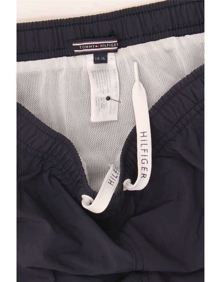Tommy Hilfiger Short de Bain Garçon 14-15 ans Bleu Marine Polyester