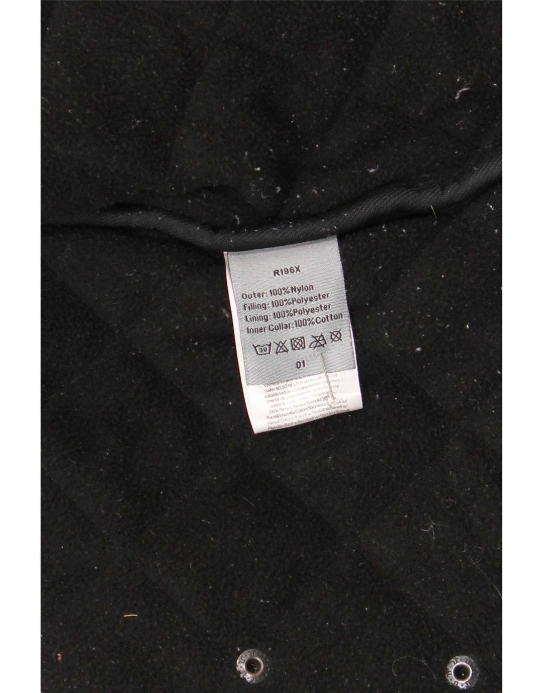 Veste matelassée homme vintage UK 42 XL Nylon Noir