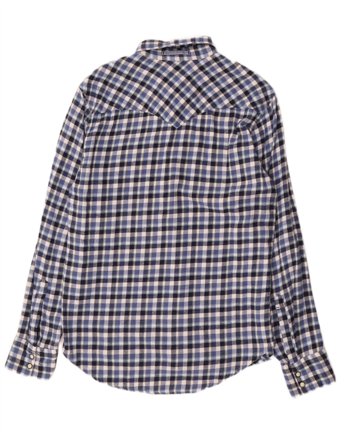 Levi's Chemise Slim Fit Flannel Homme Bleu Moyen Carreaux Coton