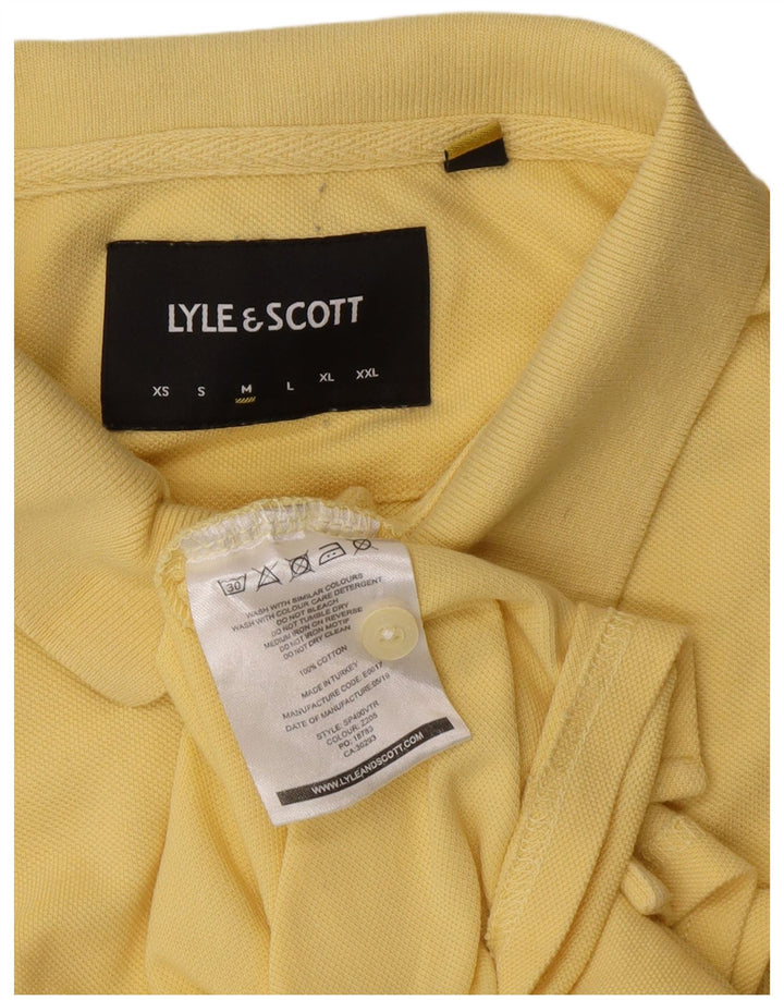 Lyle & Scott Polo Homme Jaune Moyen Coton