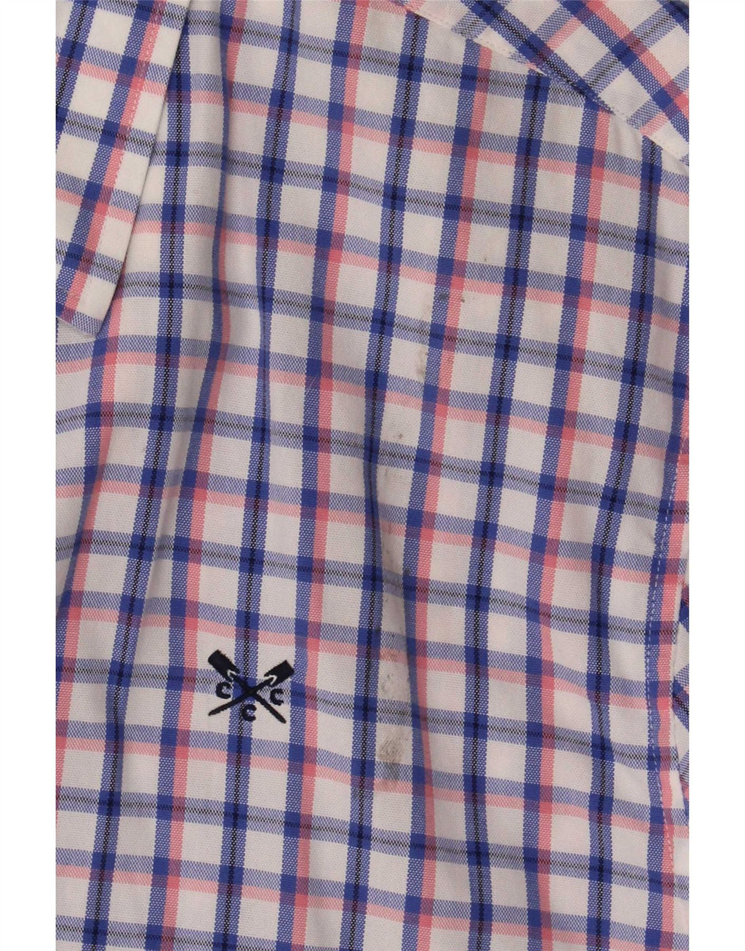 Crew Clothing Chemise coupe classique pour homme, grands carreaux multicolores
