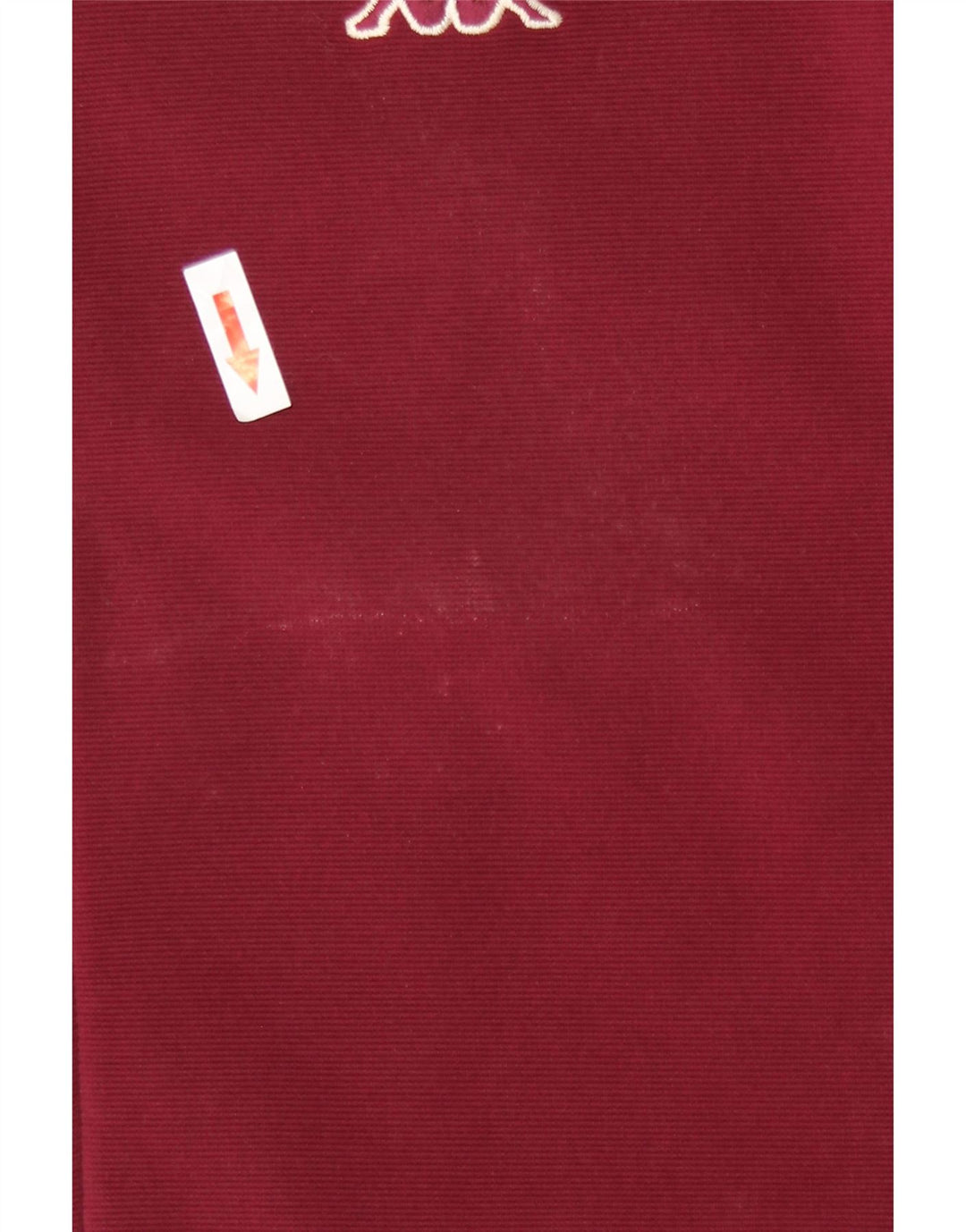Kappa Veste de survêtement pour homme en polyester color block bordeaux moyen
