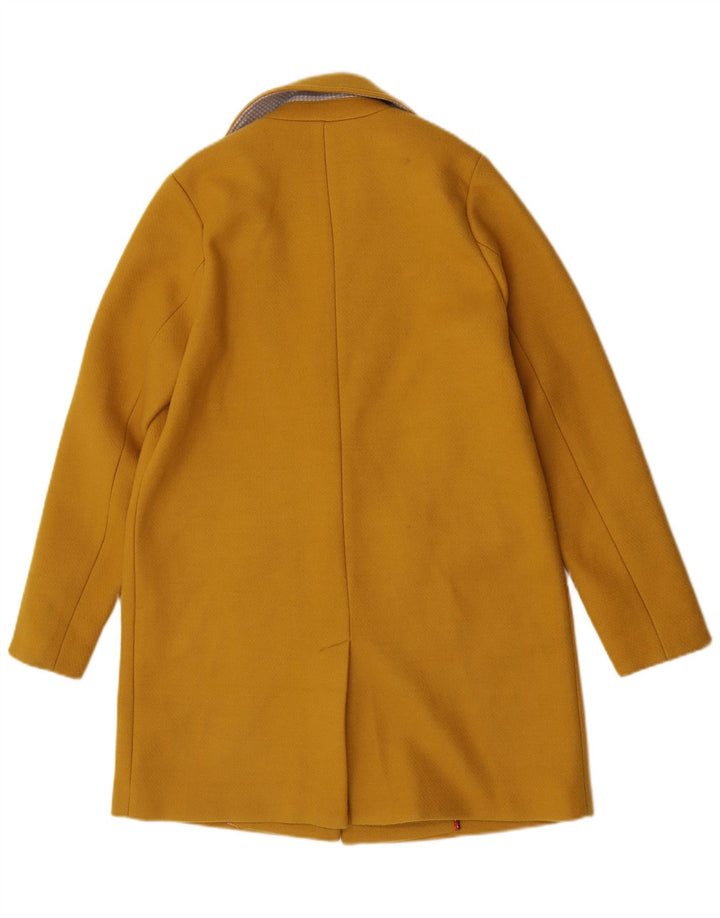 Joules Manteau Femme UK 10 Petit Jaune Polyester Classique
