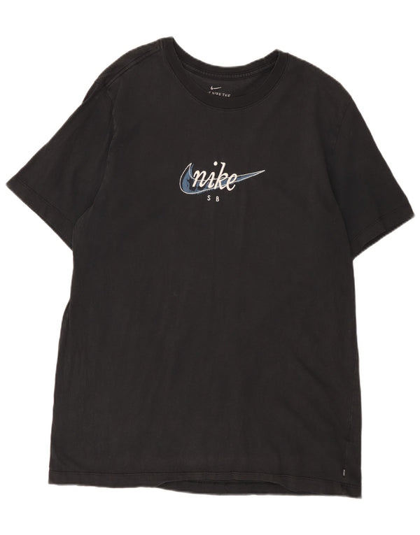 Nike T-shirt graphique pour homme, grand, noir