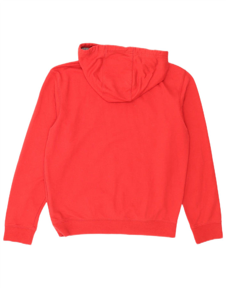 Fila Pull à capuche graphique pour femme UK 14 Rouge moyen Polyester