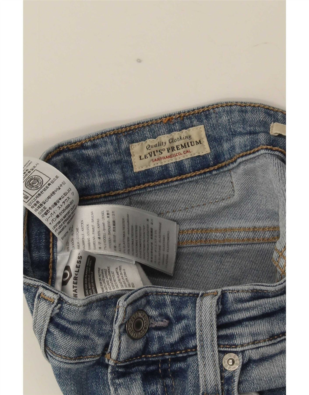Levi's Jean évasé 726 Femme W26 L30 Bleu Coton