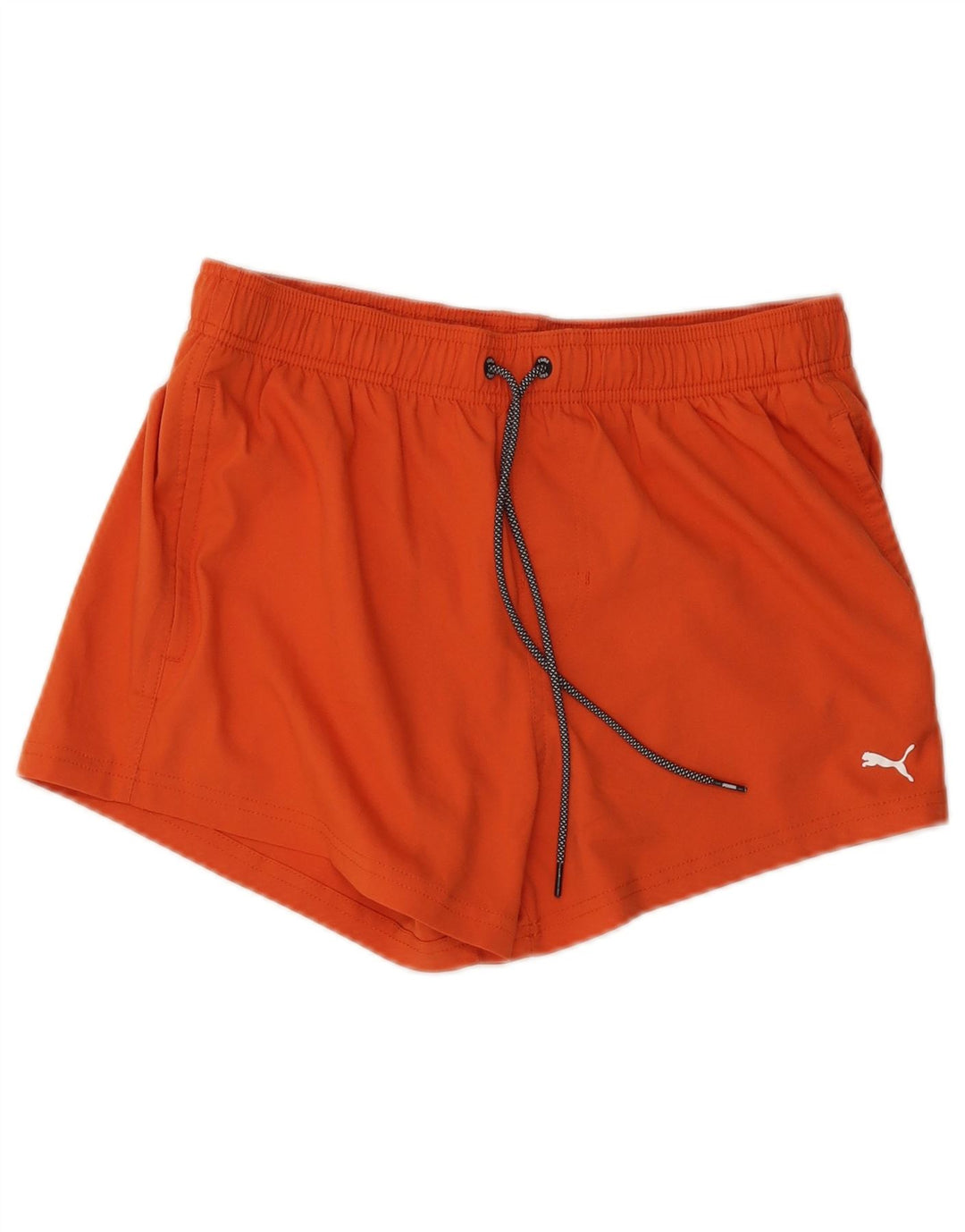 PUMA Short de Bain Homme Orange Moyen Polyester