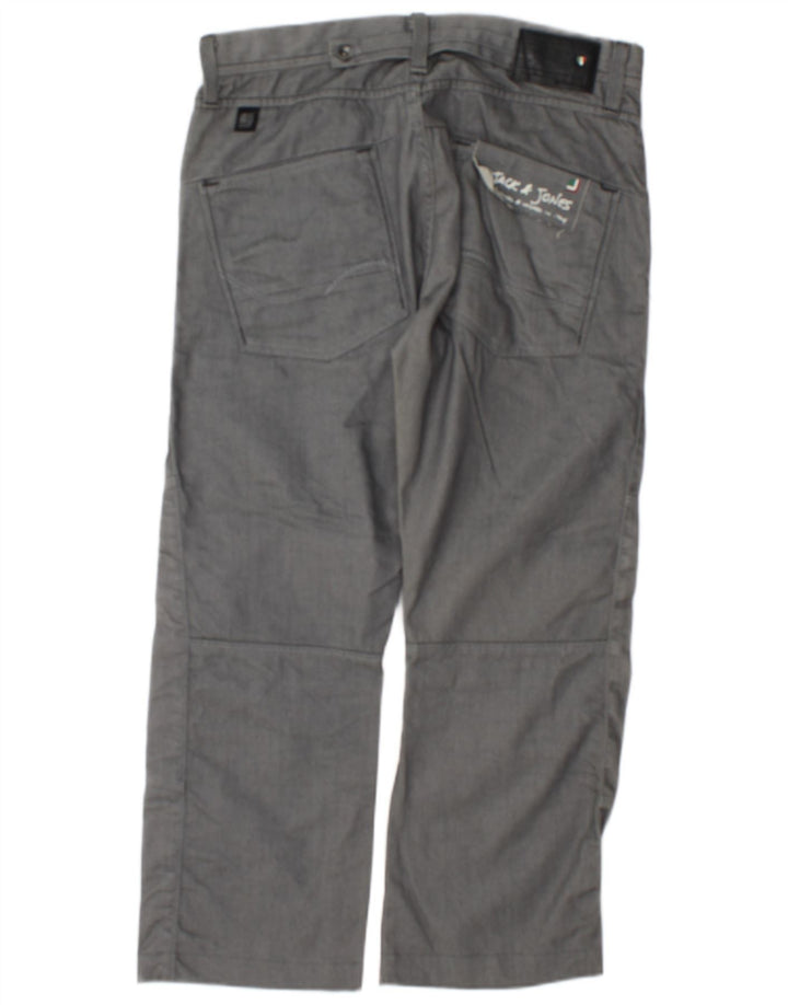 Jack & Jones Pantalon Chino Droit W32 L27 Homme Gris