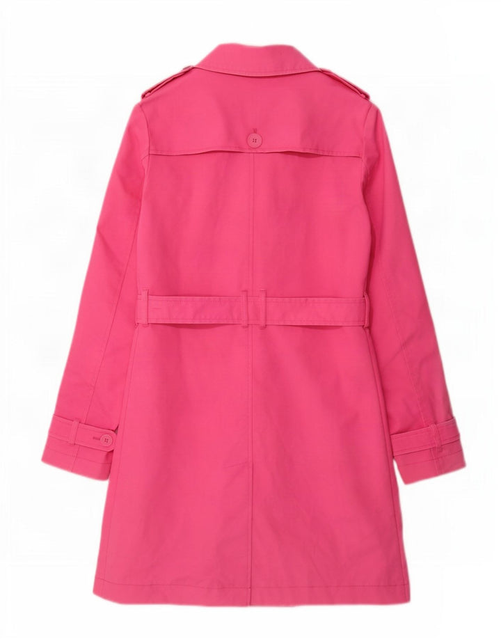 Jack Wills Trench-Coat Femme UK 12 Coton Rose Moyen