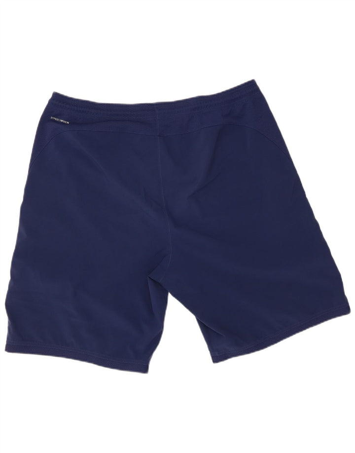 REEBOK Short de sport homme grand bleu marine polyester