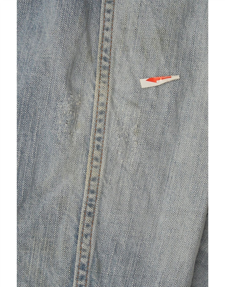 Wrangler Veste en Jean Homme UK 44 2XL Bleu Coton