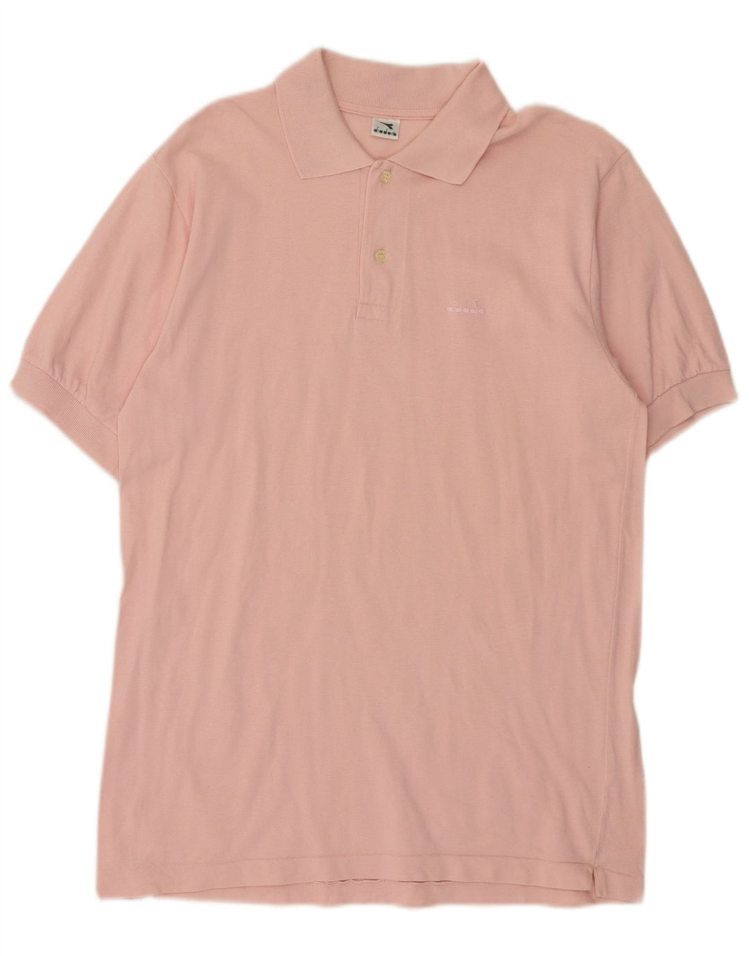 Diadora Polo Homme Rose Moyen Coton