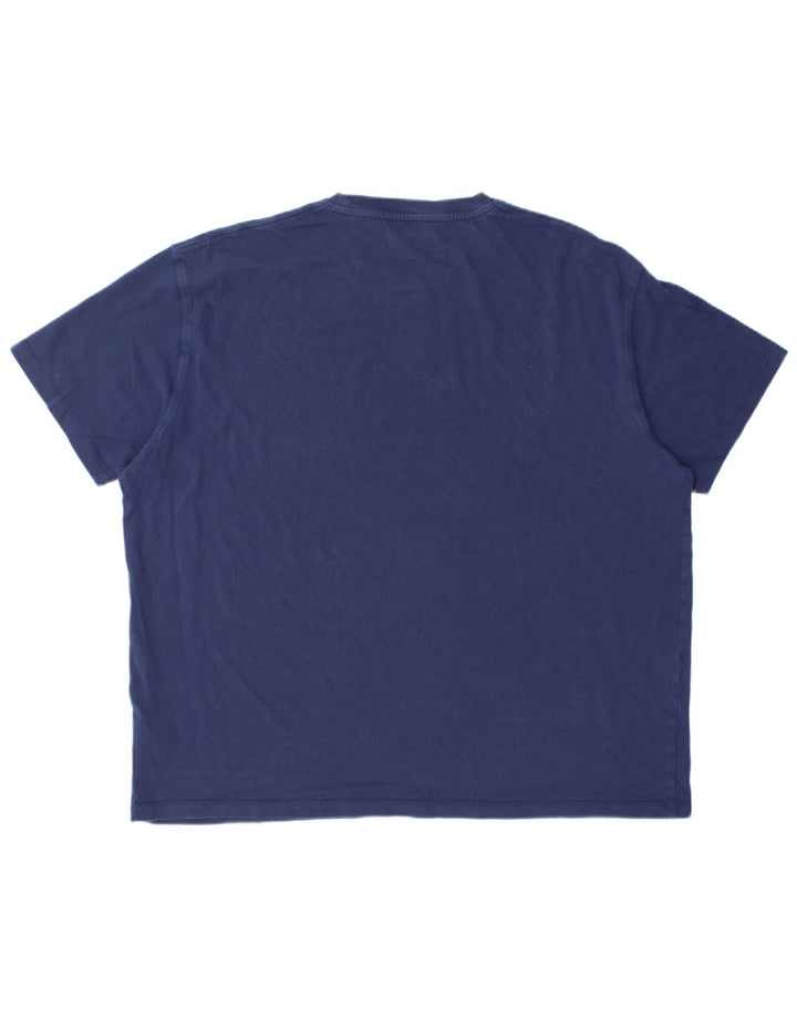 WRANGLER T-Shirt Homme Haut Large Bleu Marine Coton