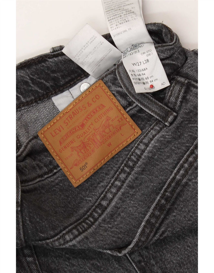 Levi's Jean Droit 501 Homme W27 L28 Gris Coton
