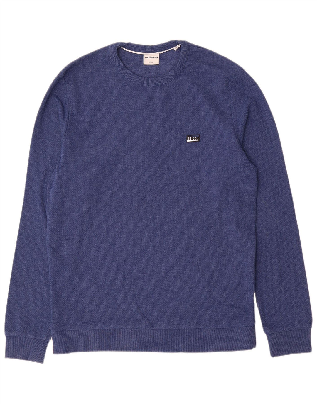 Jack & Jones Sweat-Shirt Homme Bleu Moyen Coton