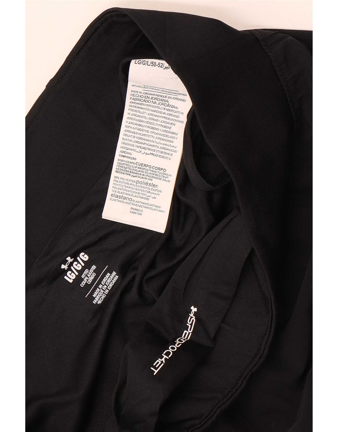 Under Armour Short de Sport Homme Grand Noir Polyester