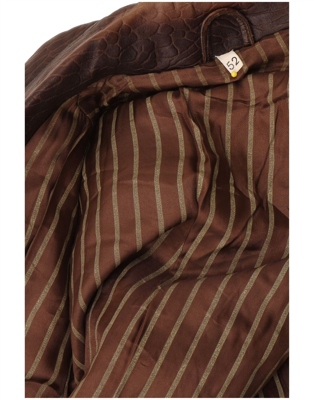 veste en cuir homme vintage IT 52 XL Marron