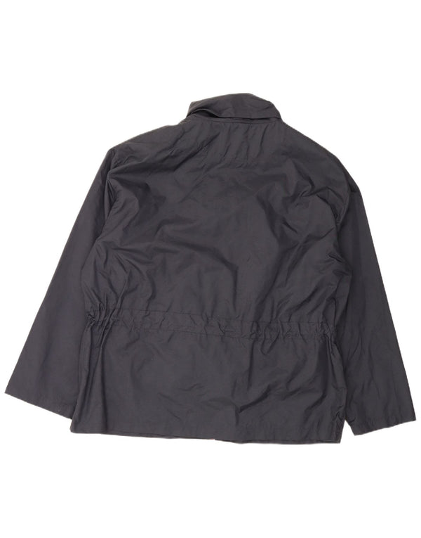 Spalding Veste de Pluie Homme UK 42 XL Bleu Marine Nylon