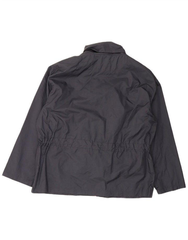 Spalding Veste de Pluie Homme UK 42 XL Bleu Marine Nylon