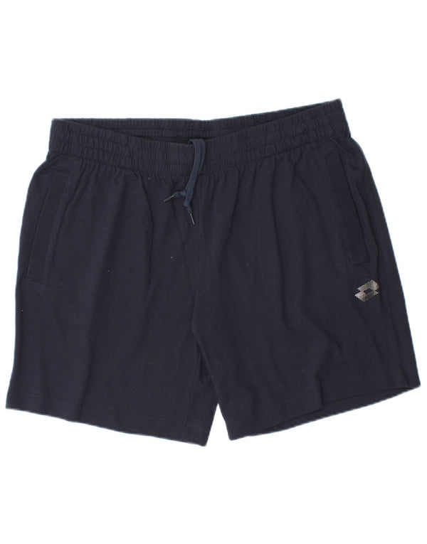 Lotto Short de sport pour homme UK 42/44 XL Bleu marine Coton