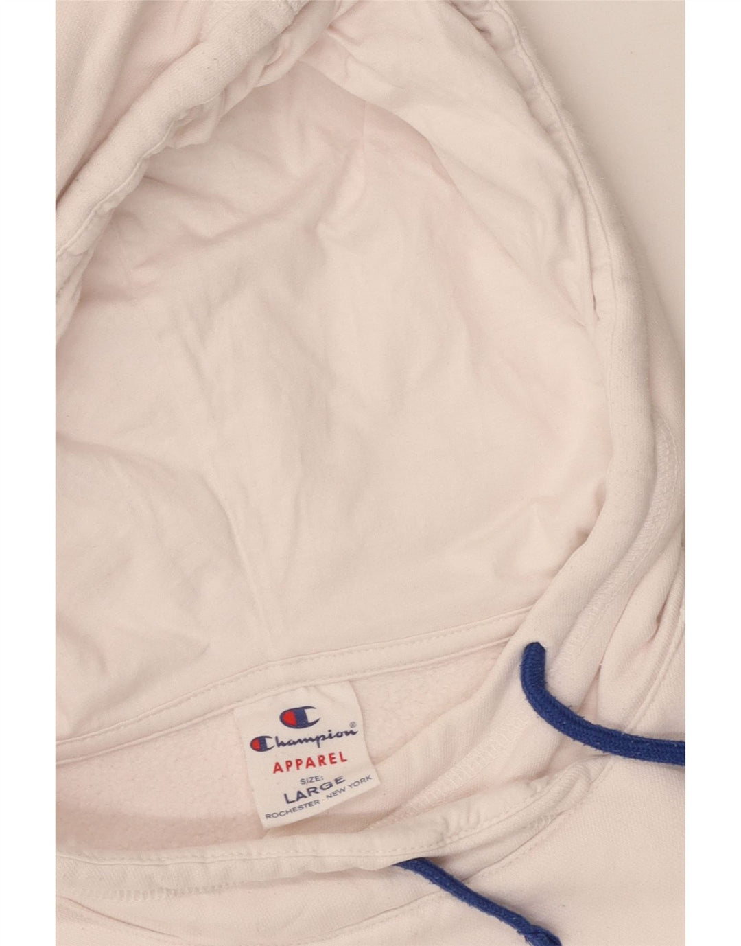 CHAMPION Pull à capuche graphique pour filles 11-12 ans Grand coton blanc