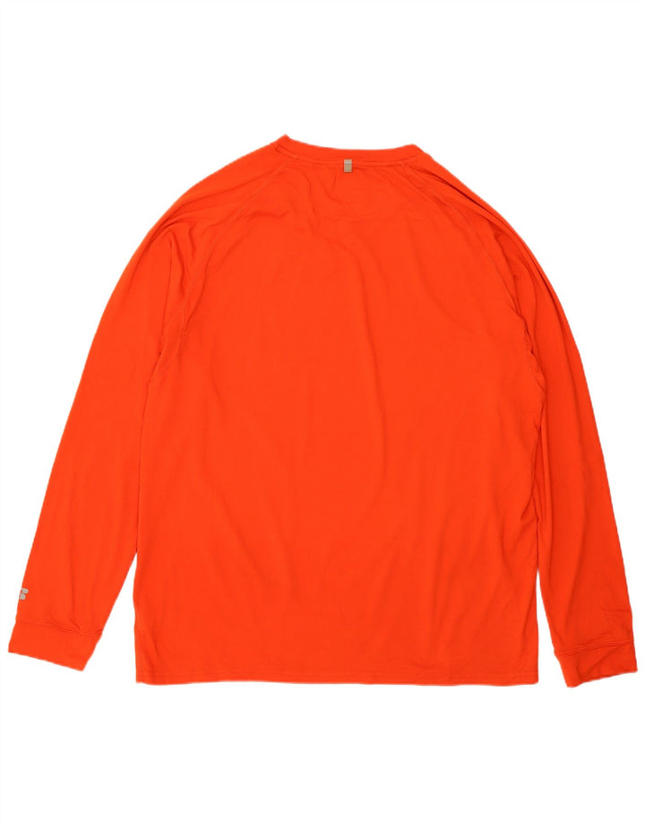 Russell Athletic Haut Dri-Power à manches longues pour homme en polyester orange Taille L