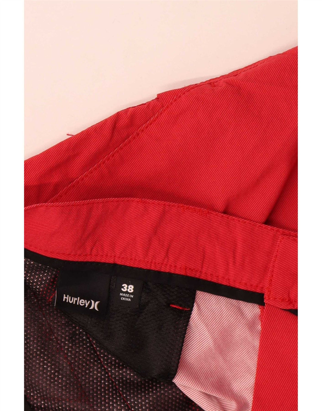 Hurley Short Chino Homme W38 XL Rouge Polyester