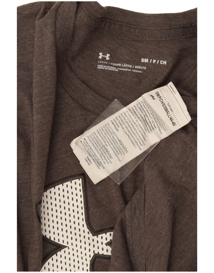 Under Armour T-Shirt Graphique Homme Petit Gris Coton