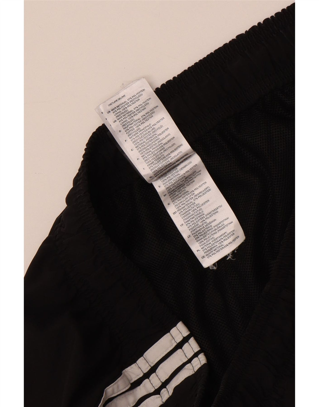 Adidas Short de sport pour homme Large Noir Polyester