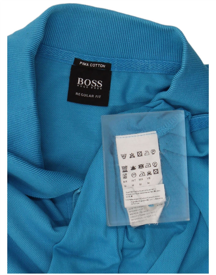 Hugo Boss Polo Regular Fit Coton Bleu Moyen Homme