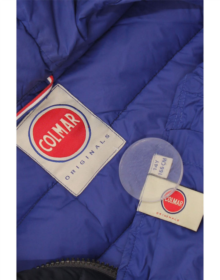 Doudoune à capuche Colmar garçon 13-14 ans bleu marine