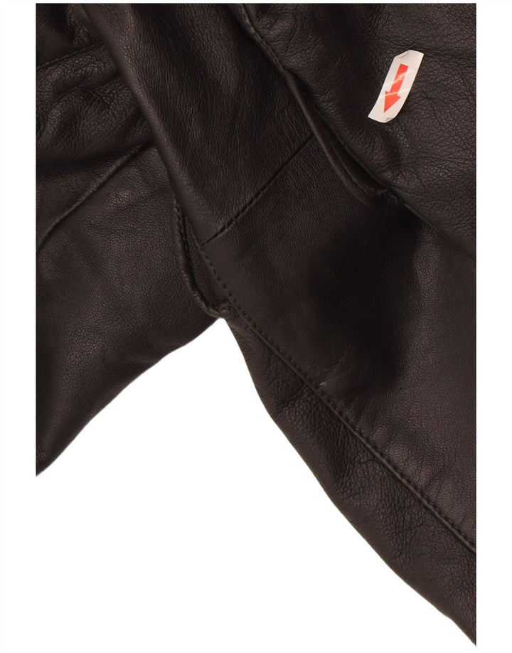 Veste en cuir homme vintage IT 56 3XL Cuir noir