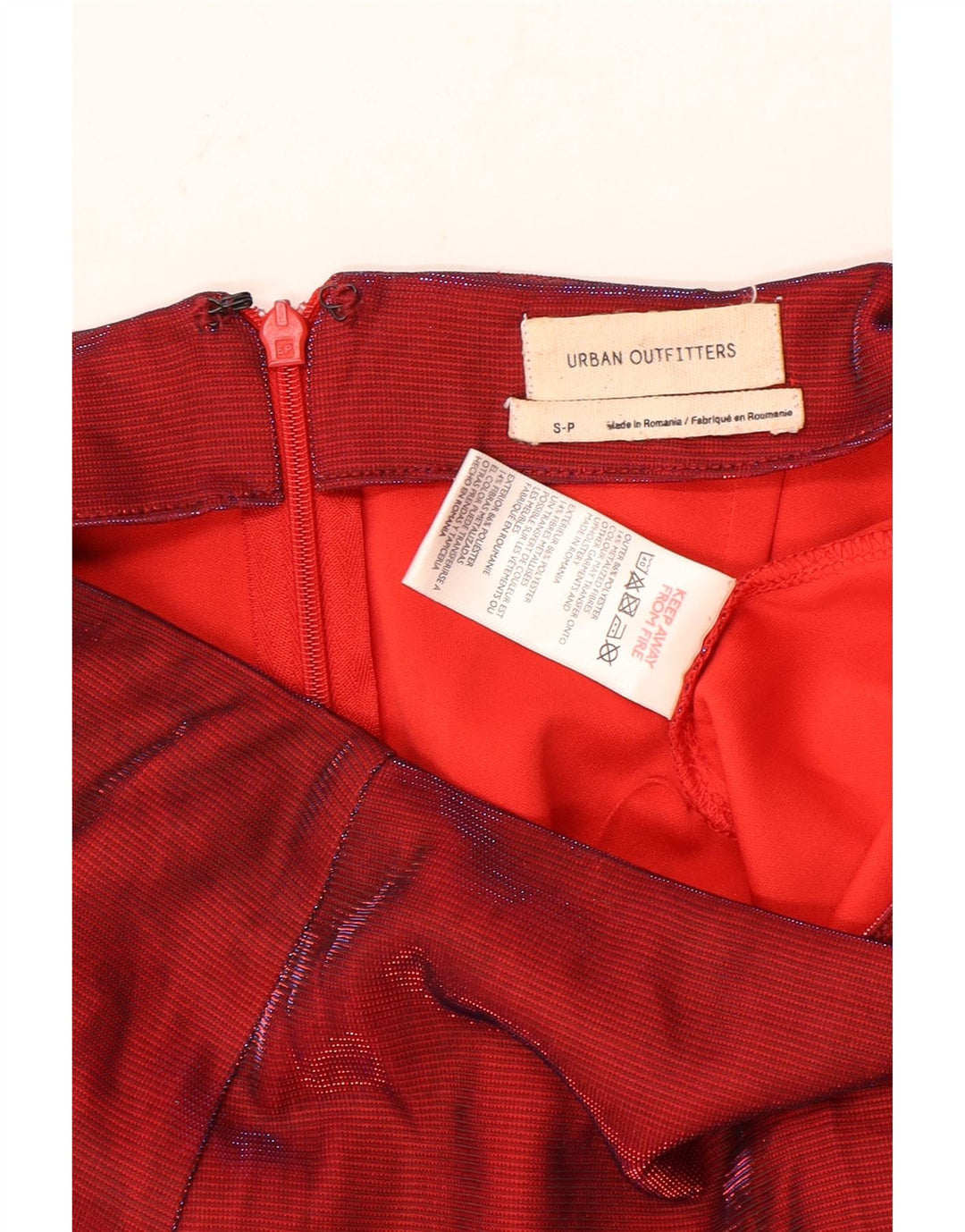 URBAN OUTFITTERS Mini jupe femme W28 en polyester marron