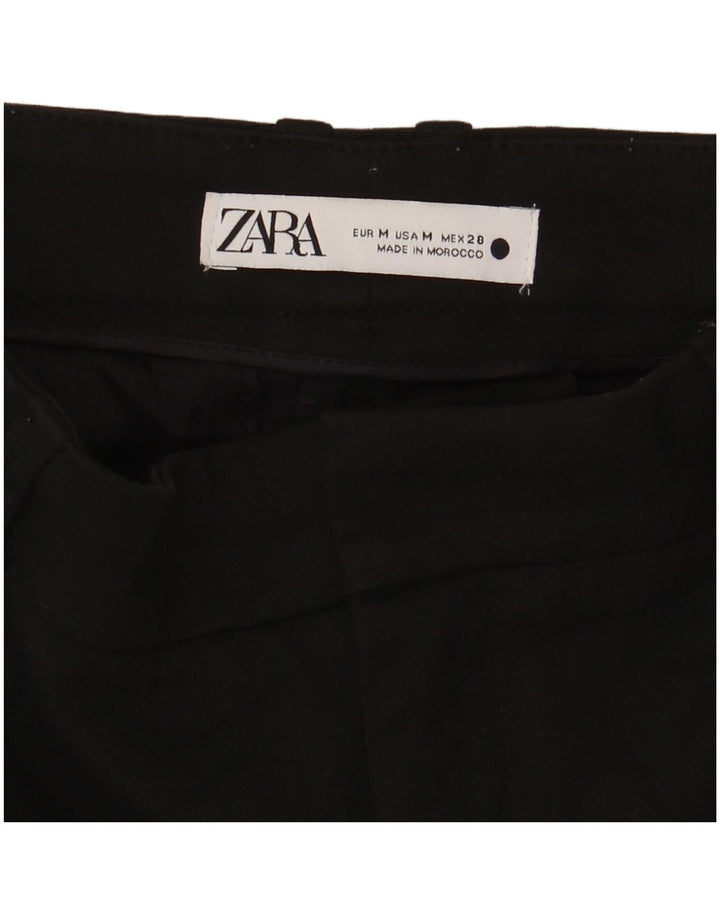Zara Pantalon de costume slim pour femme Medium W28 L30 Noir