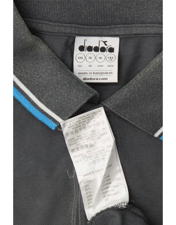 DIADORA Polo Homme XL Gris Coton