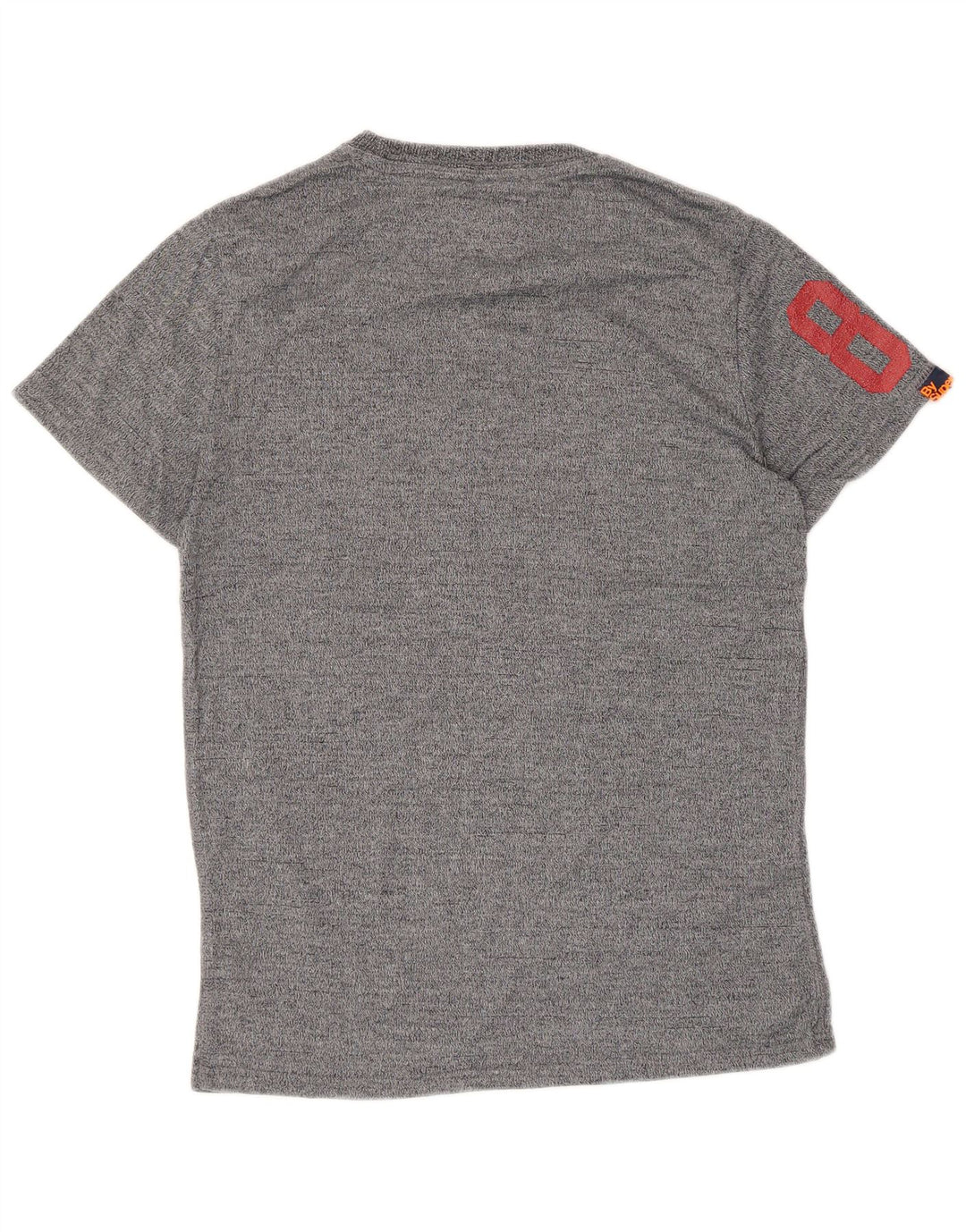 Superdry T-Shirt Retro Graphic Homme Gris Moyen Moucheté
